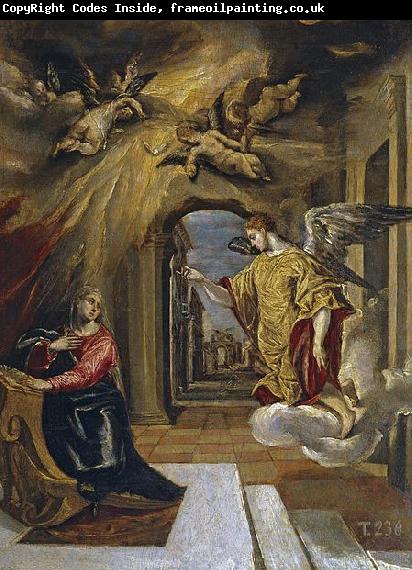El Greco La anunciacion